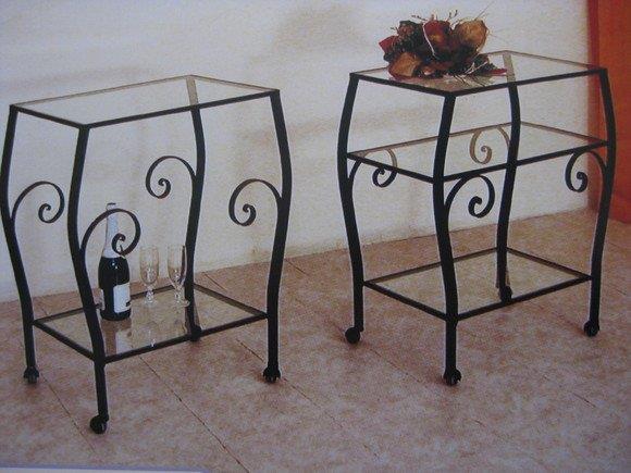 Carrelli Bar Design salotto: il ferro battuto nei complementi d’arredo